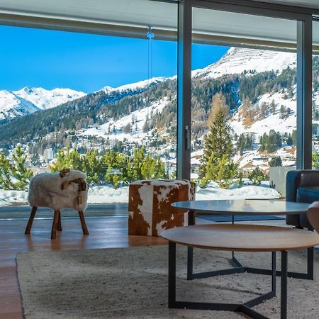 Luxury Panorama Apartment With Alpengold Spa Access Давос Екстериор снимка