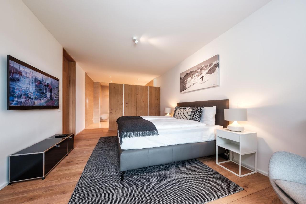 Luxury Panorama Apartment With Alpengold Spa Access Давос Екстериор снимка