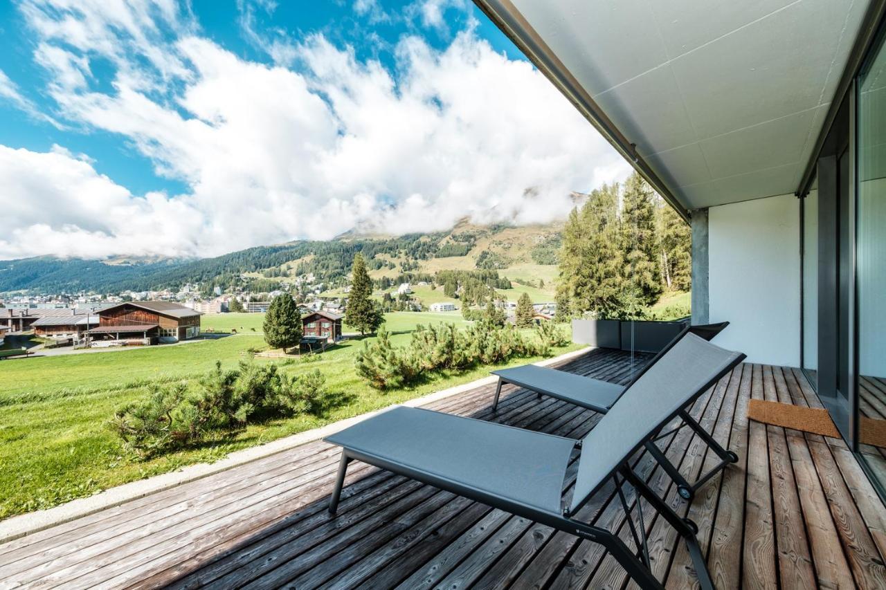 Luxury Panorama Apartment With Alpengold Spa Access Давос Екстериор снимка