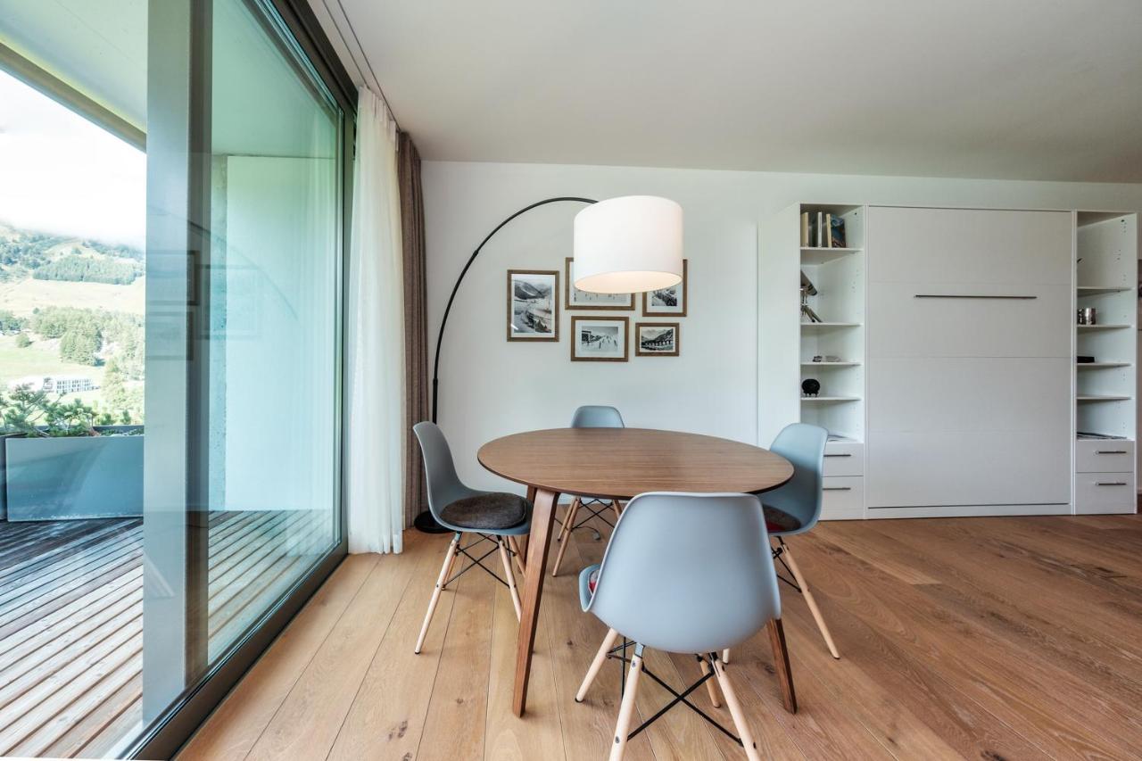 Luxury Panorama Apartment With Alpengold Spa Access Давос Екстериор снимка