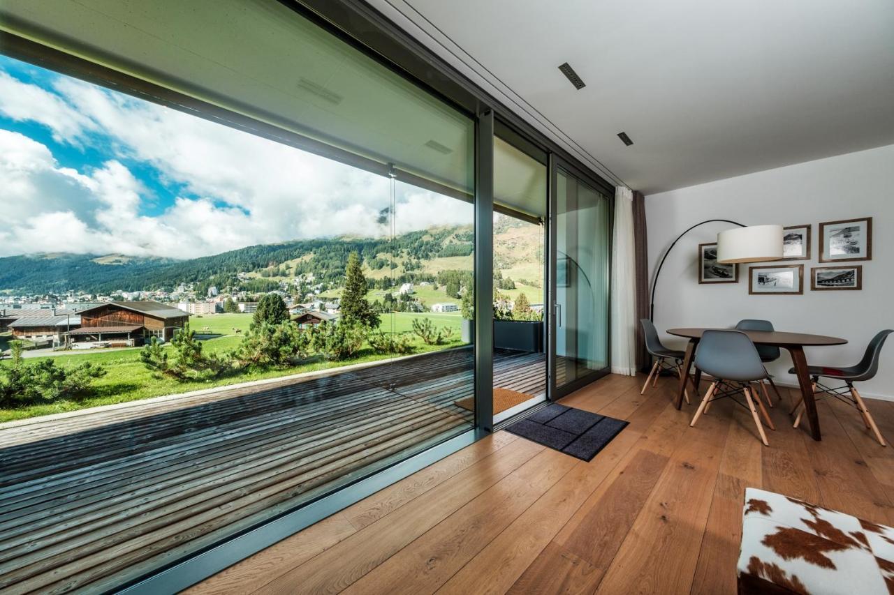 Luxury Panorama Apartment With Alpengold Spa Access Давос Екстериор снимка