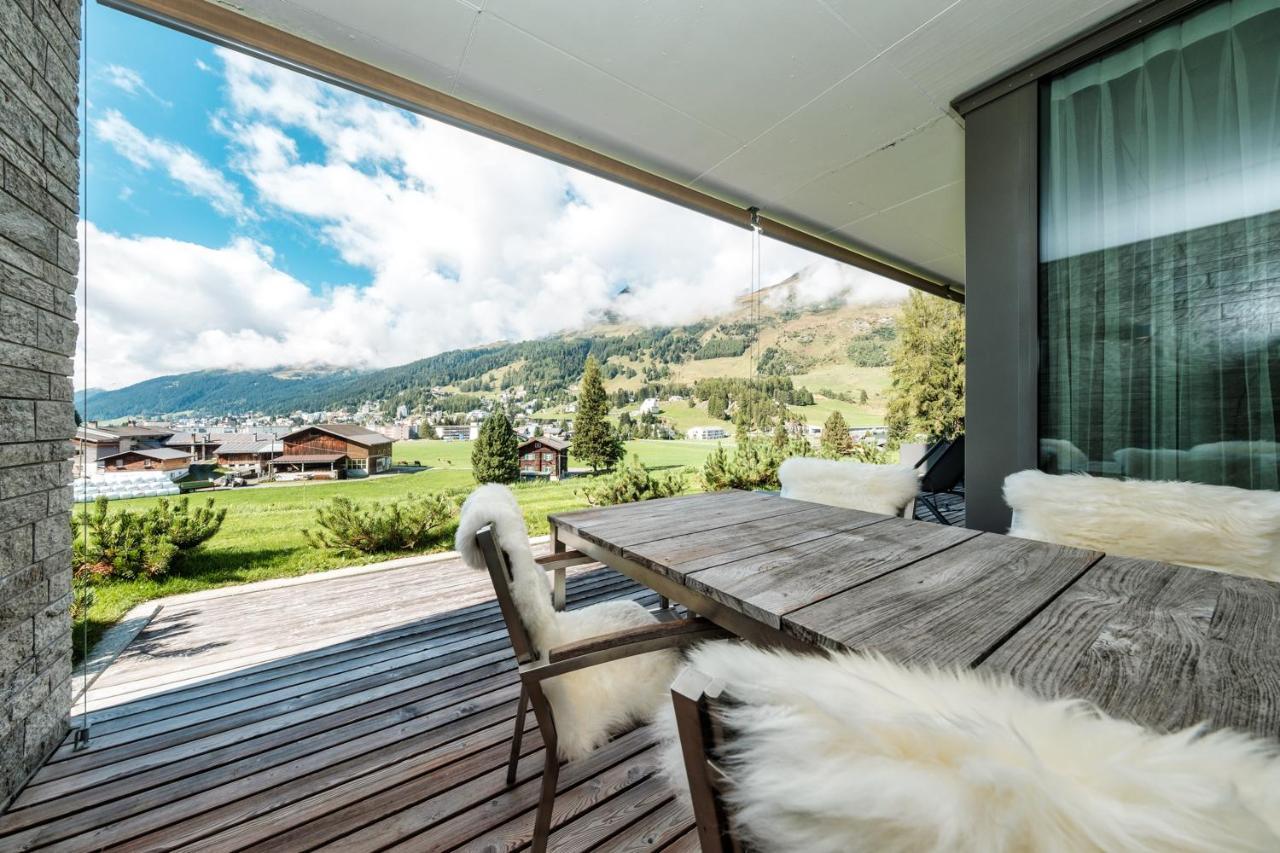 Luxury Panorama Apartment With Alpengold Spa Access Давос Екстериор снимка